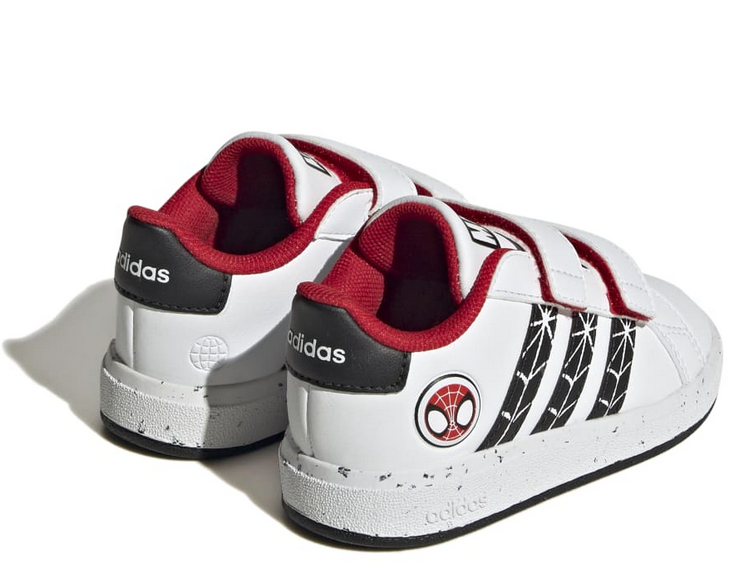 Scarpe Bambino Adidas Grand Court Spider-Man CF - Bianco