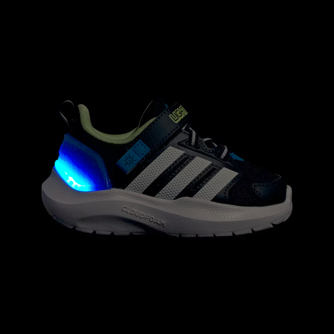 Scarpe Bambino Adidas LIGHTORAMA RNR EL C - BLU/BIANCO/NERO