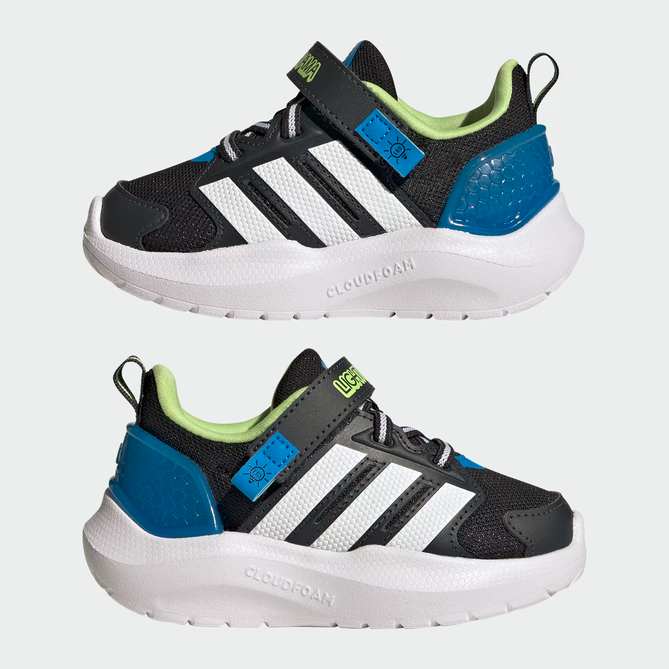 Scarpe Bambino Adidas LIGHTORAMA RNR EL C - BLU/BIANCO/NERO