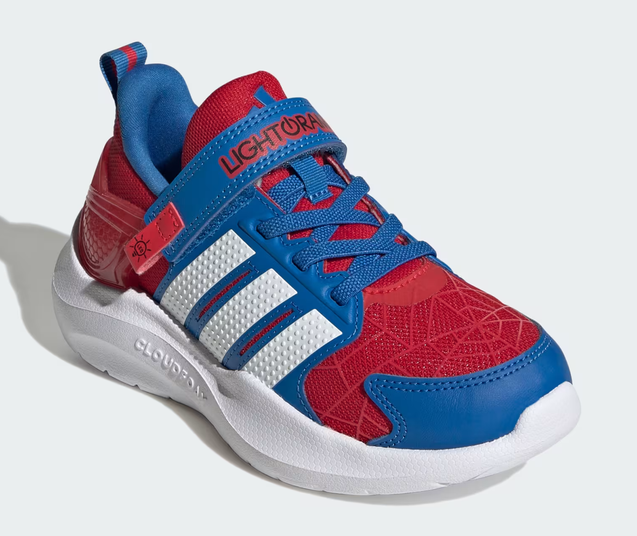 Scarpe Bambino Adidas LIGHTORAMA RNR SPIDER-MAN - ROSSO/BLU