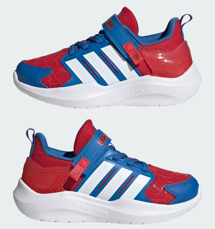 Scarpe Bambino Adidas LIGHTORAMA RNR SPIDER-MAN - ROSSO/BLU/BIANCO