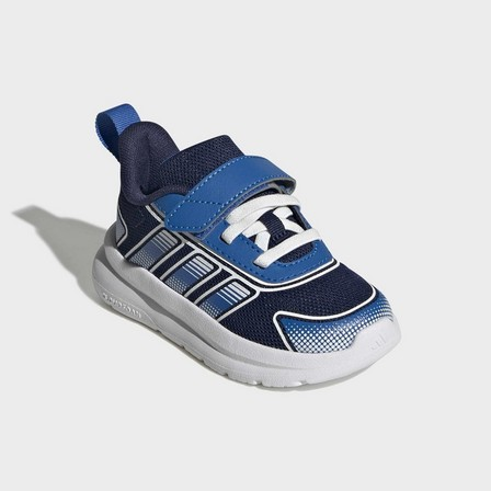 Scarpe Bambino Adidas TENSAUR RUN 4.0 EL I - BLU/BIANCO
