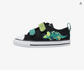Scarpe Bambino Converse Chuck Taylor All Star Dinos easy On  - Nero