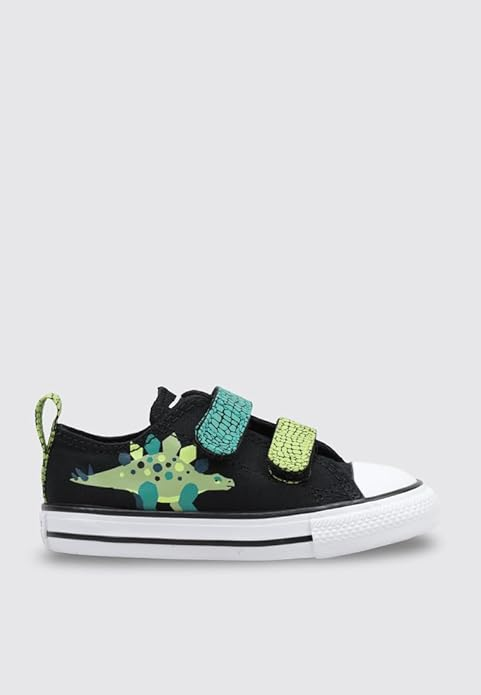 Scarpe Bambino Converse Chuck Taylor All Star Dinos easy On  - Nero