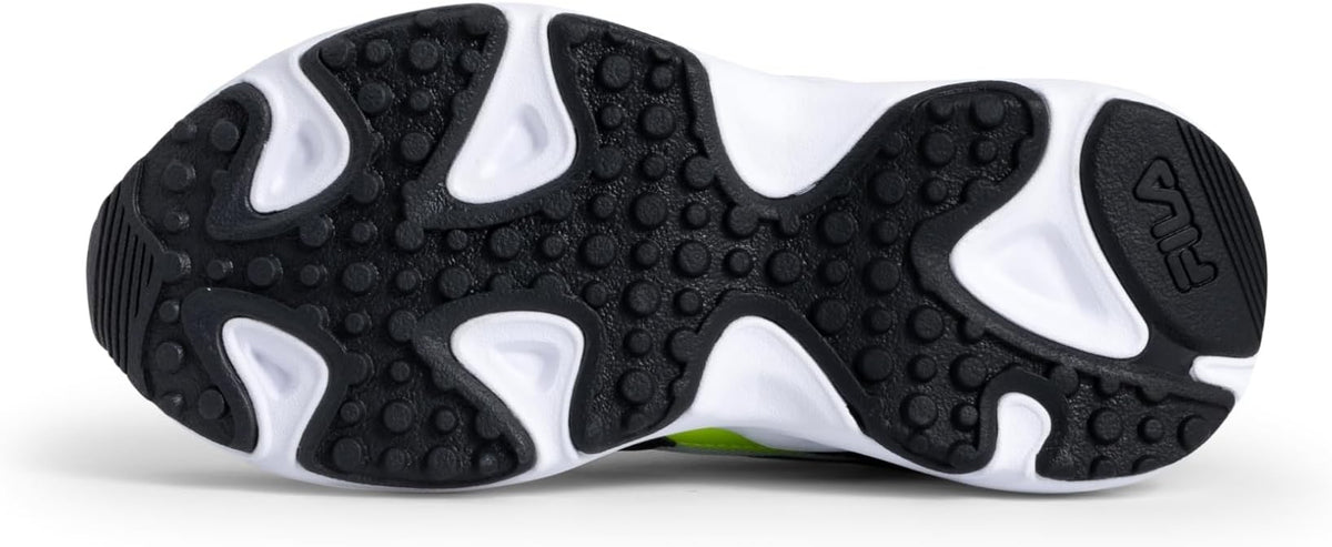 Scarpe Bambino Fila Ray Tracer - Bianco/Nero/Giallo Fluo