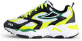 Scarpe Bambino Fila Ray Tracer - Bianco/Nero/Giallo Fluo