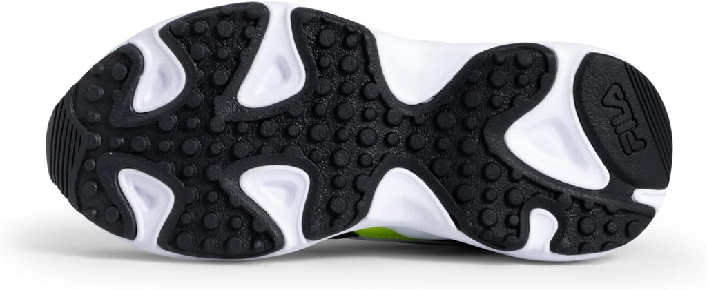 Scarpe Bambino Fila Ray Tracer - Bianco/Nero/Giallo Fluo