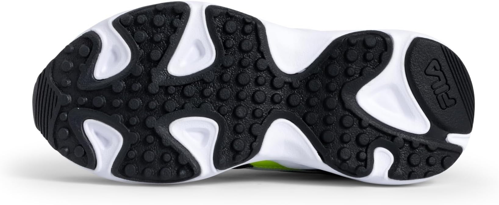 Scarpe Bambino Fila Ray Tracer - Bianco/Nero/Giallo Fluo