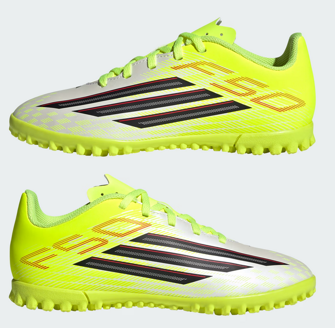 Scarpe Calcetto Bambino Adidas F50 CLUB - Giallo Fluo