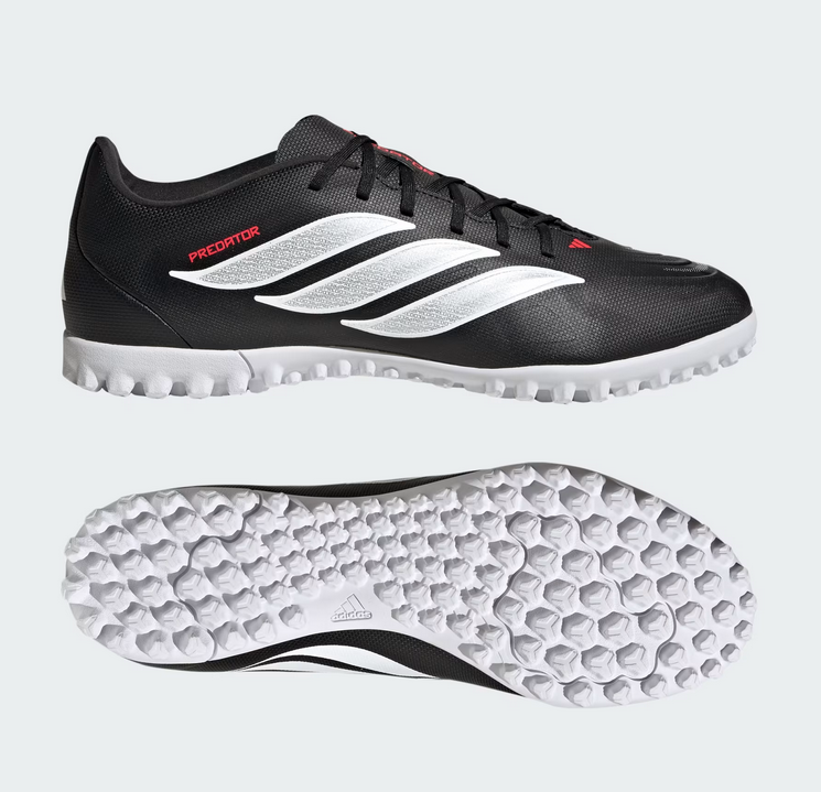 Scarpe Calcetto Uomo Adidas Predator Club TF - Nero