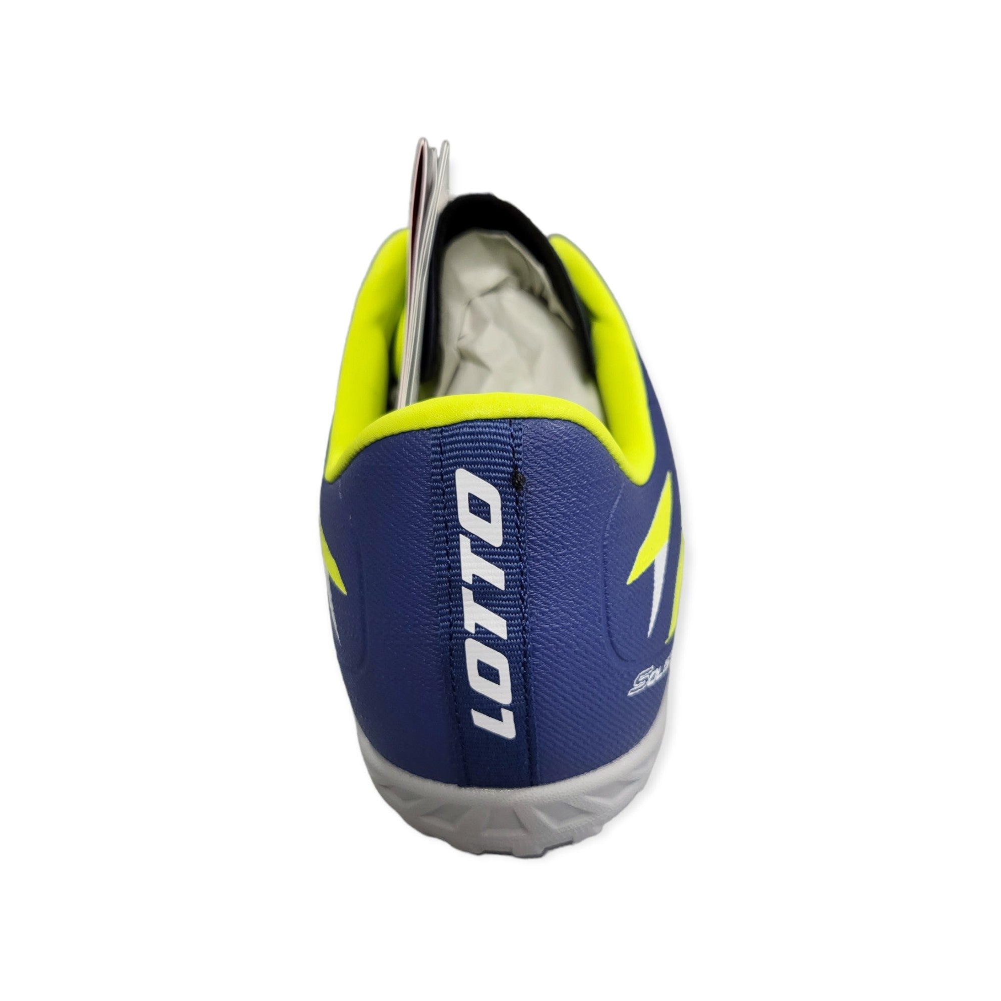 SCARPE CALCETTO UOMO LOTTO SOLISTA 700 VI TF-PELLE-BLU-218134-9GM