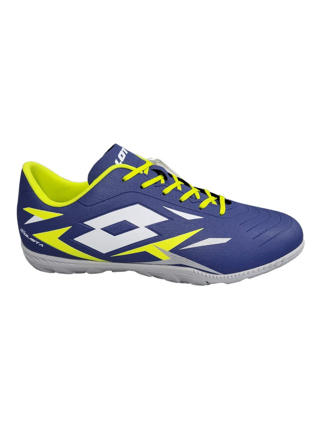 SCARPE CALCETTO UOMO LOTTO SOLISTA 700 VI TF-PELLE-BLU-218134-9GM