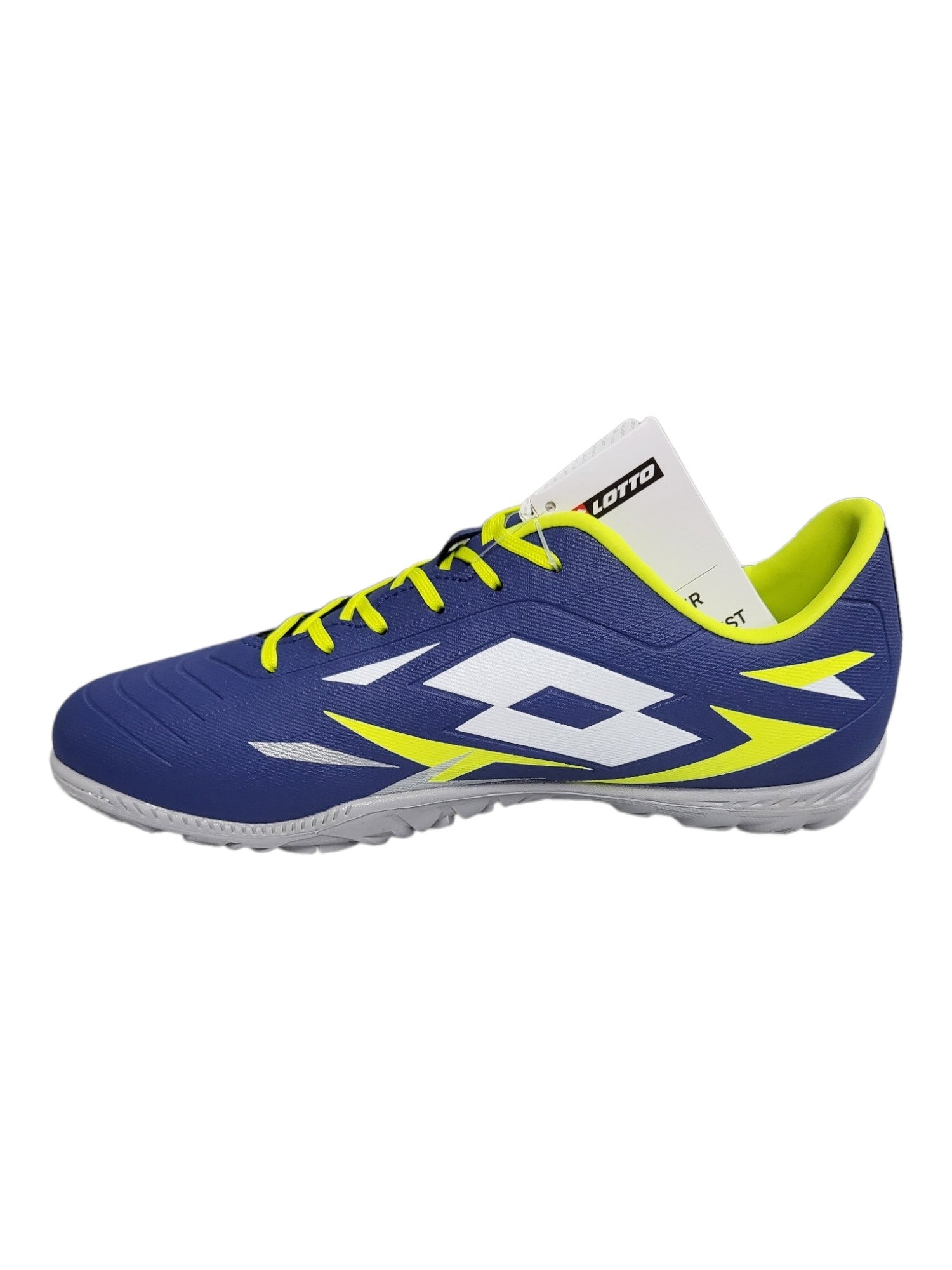 SCARPE CALCETTO UOMO LOTTO SOLISTA 700 VI TF-PELLE-BLU-218134-9GM