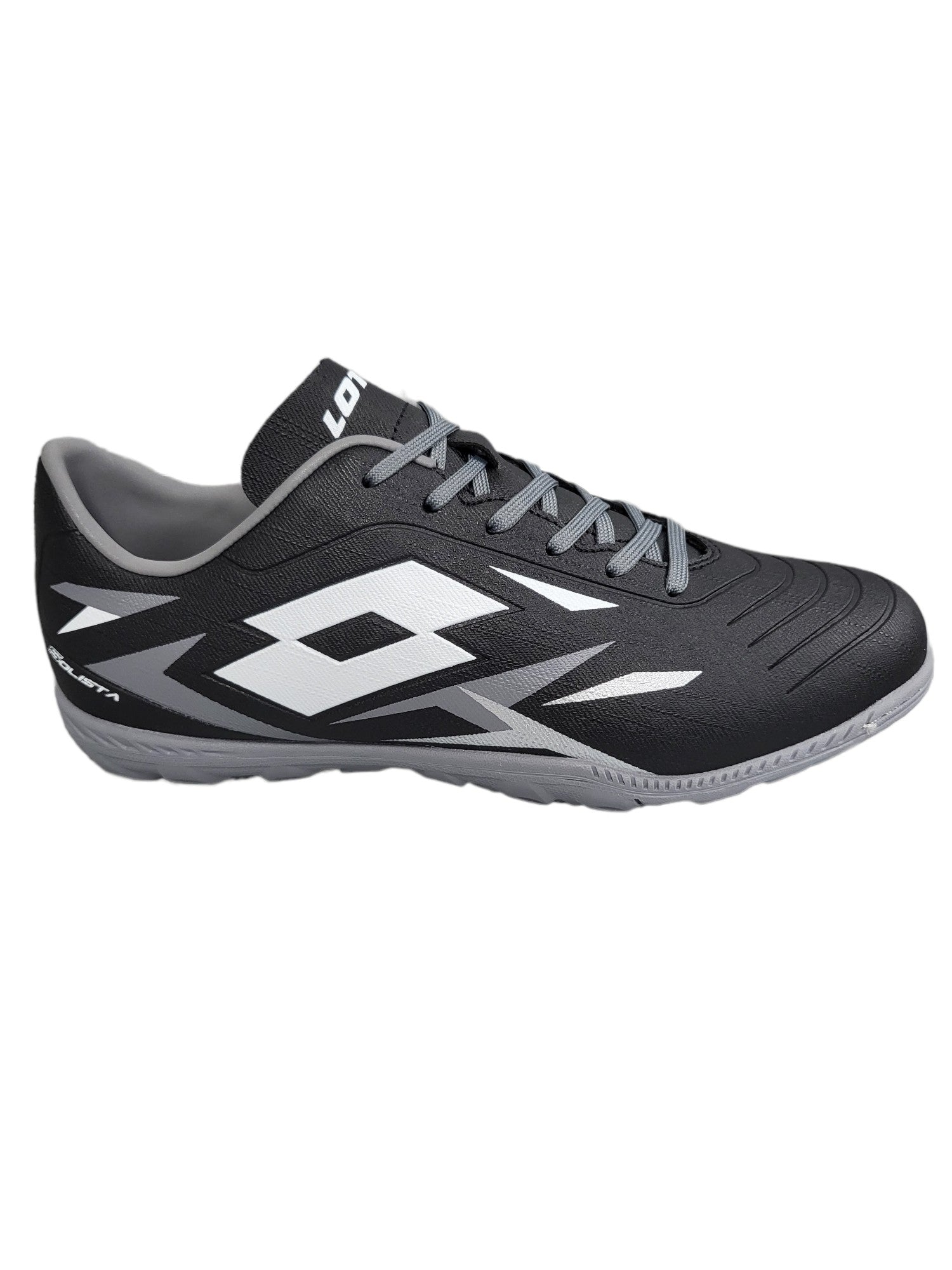 SCARPE CALCETTO UOMO LOTTO SOLISTA 700 VI TF-PELLE-NERO-218134-9GK