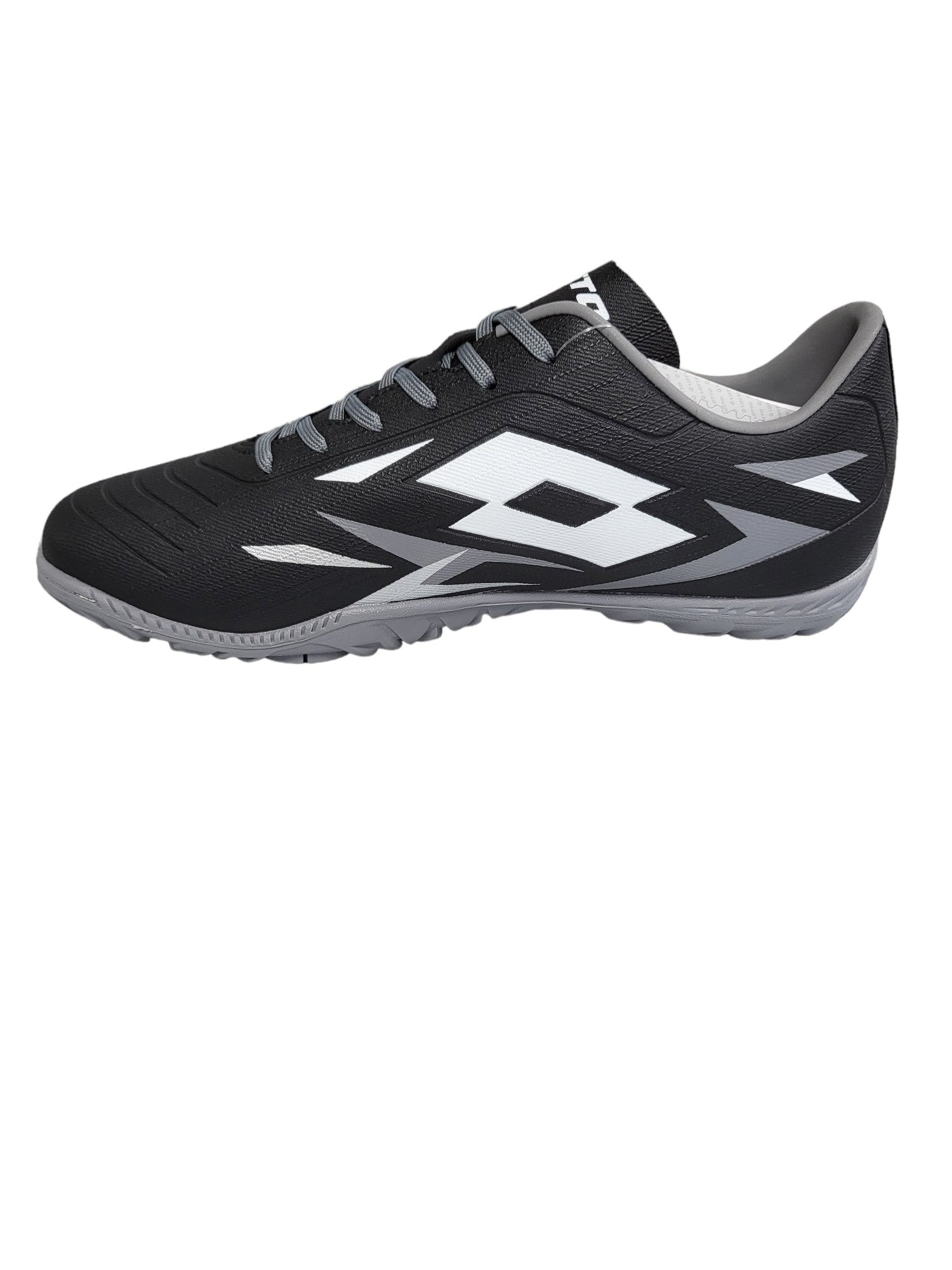 SCARPE CALCETTO UOMO LOTTO SOLISTA 700 VI TF-PELLE-NERO-218134-9GK
