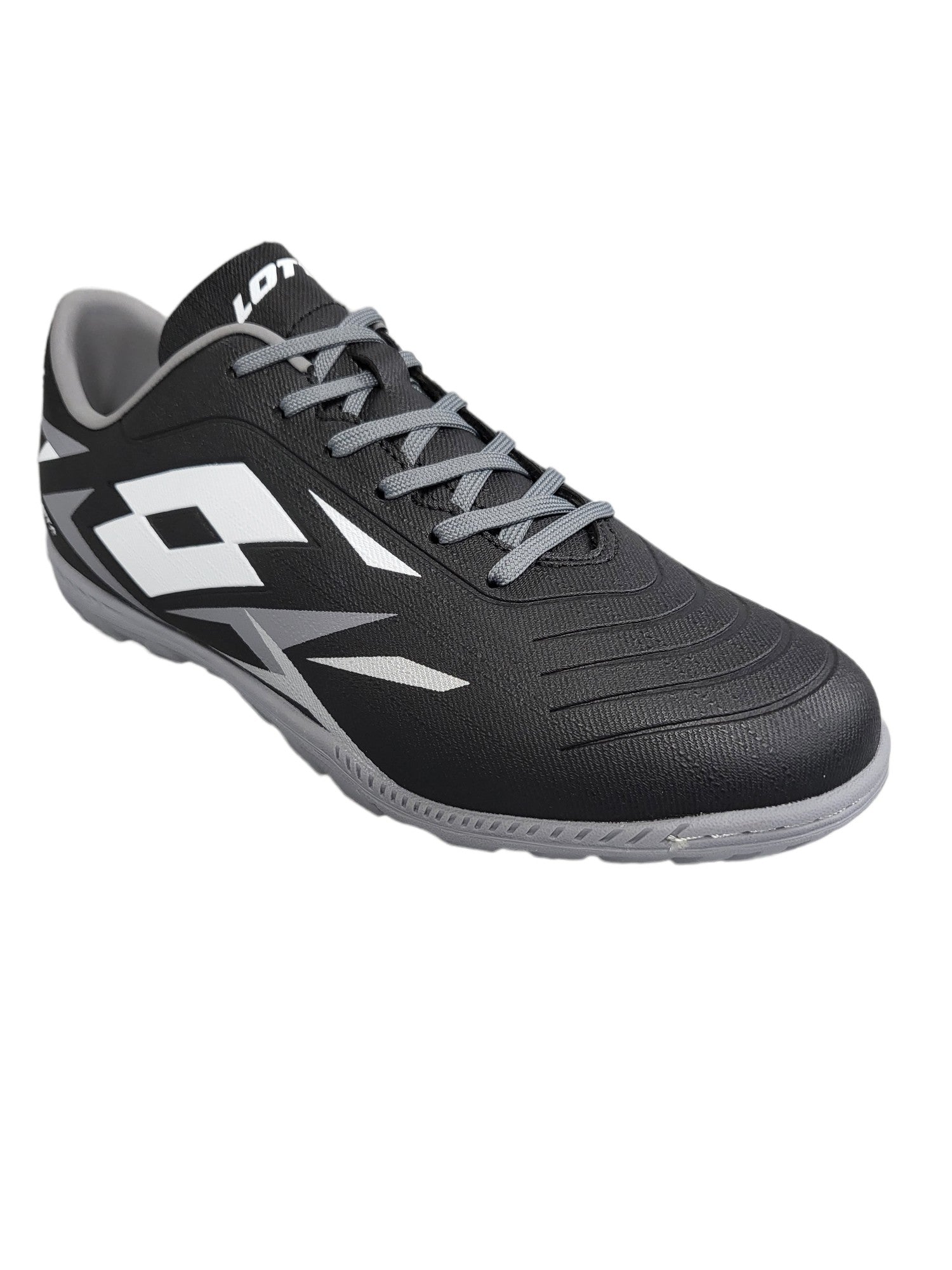 SCARPE CALCETTO UOMO LOTTO SOLISTA 700 VI TF-PELLE-NERO-218134-9GK