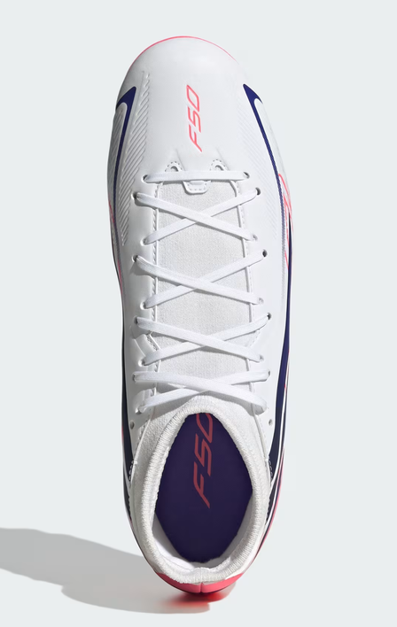 Scarpe Calcio Adidas F50 Hyperfast Club Mid - Bianco