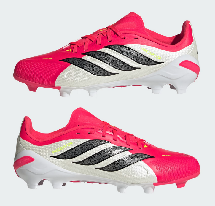 Scarpe Calcio Adidas Predator League FG - Bianco/Fucsia