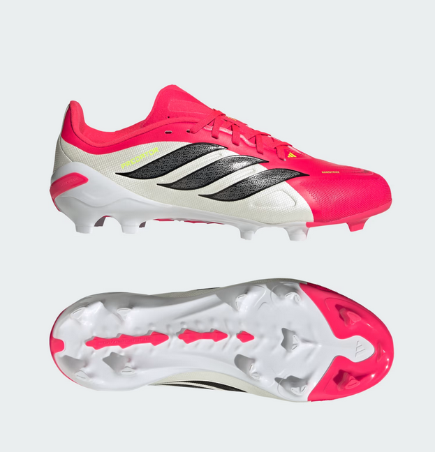 Scarpe Calcio Adidas Predator League FG - Bianco/Fucsia
