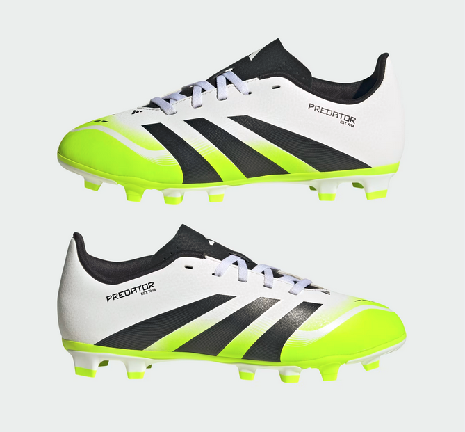 Scarpe Calcio Bambino Adidas Predator Club FG/MG - Bianco