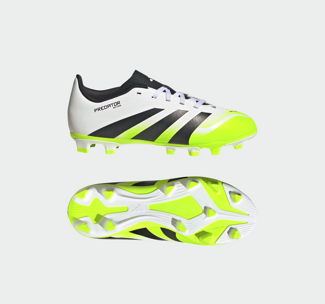Scarpe Calcio Bambino Adidas Predator Club FG/MG - Bianco