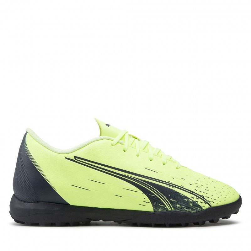 SCARPE CALCETTO PUMA ULTRA PLAY TT-PELLE-VERDE FLUO-106909-01