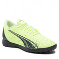 SCARPE CALCETTO PUMA ULTRA PLAY TT-PELLE-VERDE FLUO-106909-01