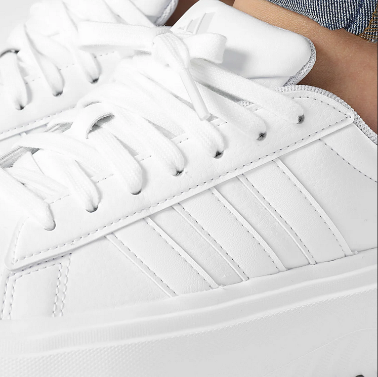 Scarpe  Donna Adidas Grand Court Plateform - Bianco