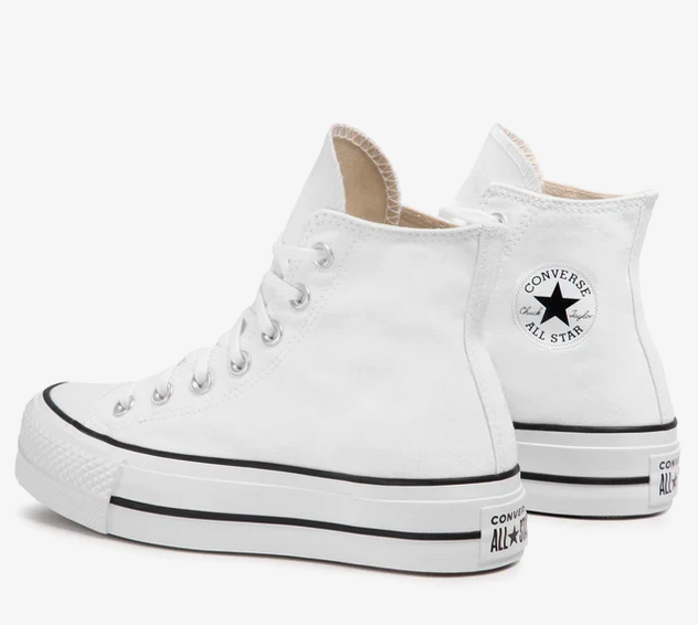 Scarpe Donna Converse Chuck Taylor All Star Eva Lift Platform - Bianco