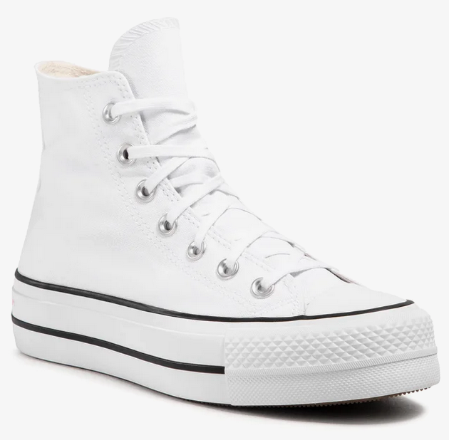 Scarpe Donna Converse Chuck Taylor All Star Eva Lift Platform - Bianco