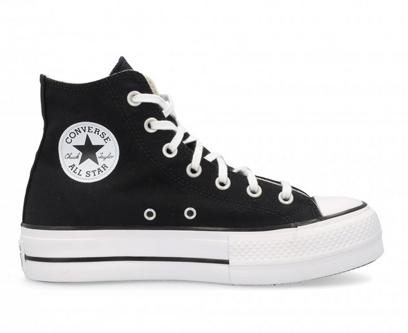 Scarpe Donna Converse Chuck Taylor All Star Eva Lift Platform - Nero