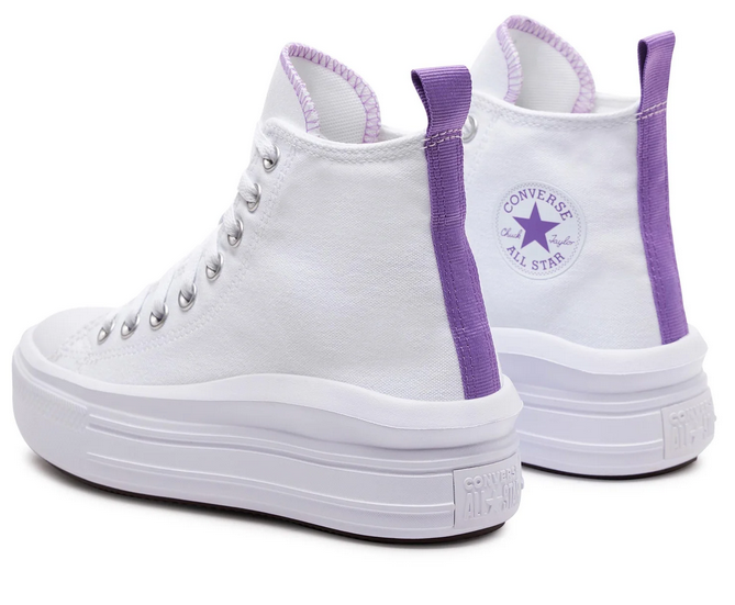 Scarpe Donna Converse Chuck Taylor All Star Move Platform - Bianco