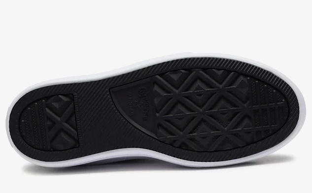 Scarpe Donna Converse Chuck Taylor All Star Move Platform Foundational Leather - Nero
