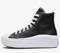 Scarpe Donna Converse Chuck Taylor All Star Move Platform Foundational Leather - Nero