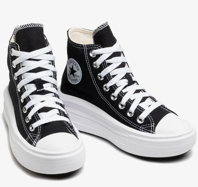 Scarpe Donna Converse Chuck Taylor All Star Move Platform - Nero
