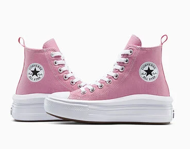 Scarpe Donna Converse Chuck Taylor All Star Move Platform - Rosa