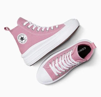 Scarpe Donna Converse Chuck Taylor All Star Move Platform - Rosa
