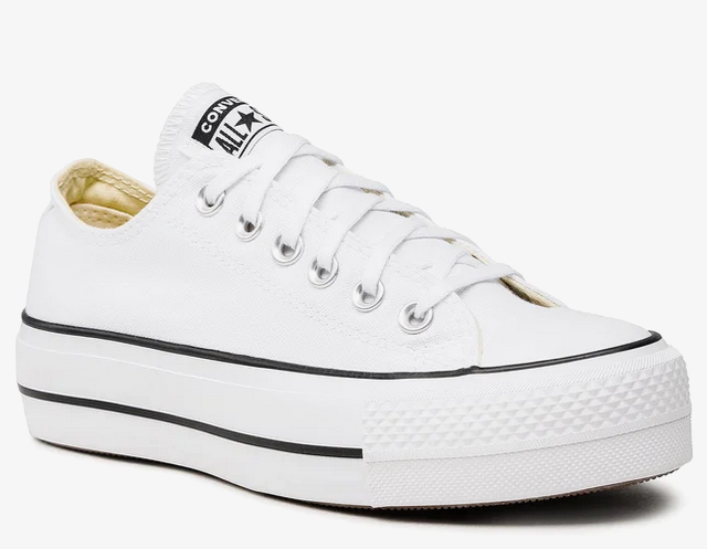 Scarpe Donna Converse Chuck Taylor All Star Ox Lift - Bianco