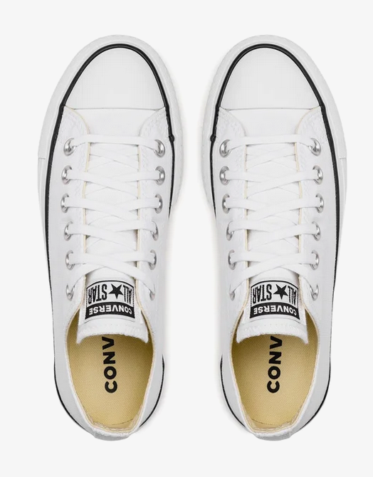 Scarpe Donna Converse Chuck Taylor All Star Ox Lift - Bianco