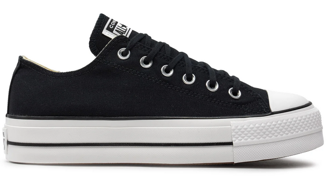 Scarpe Donna Converse Chuck Taylor All Star Ox Lift - Nero