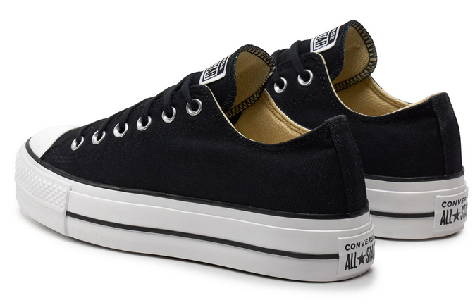 Scarpe Donna Converse Chuck Taylor All Star Ox Lift - Nero