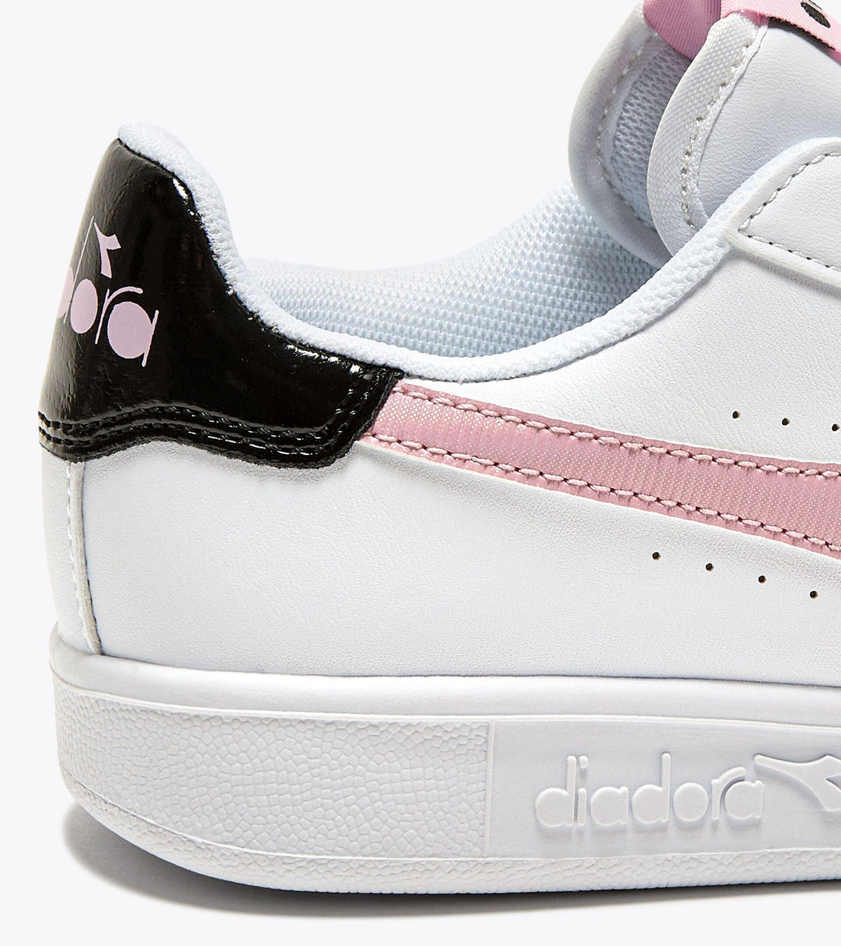 Scarpe Ragazza Diadora Game GS - Bianco/Rosa
