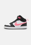 Scarpe Ragazza Nike Court Borough Mid 2 (GS) - Bianco/Nero/Fucsia