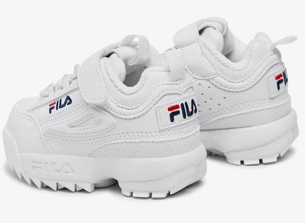 Scarpe Bambino Fila Disruptor - Bianco