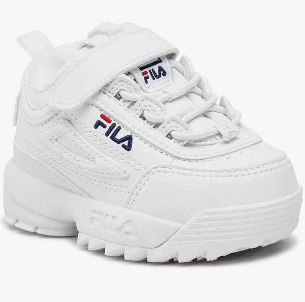 Scarpe Bambino Fila Disruptor - Bianco