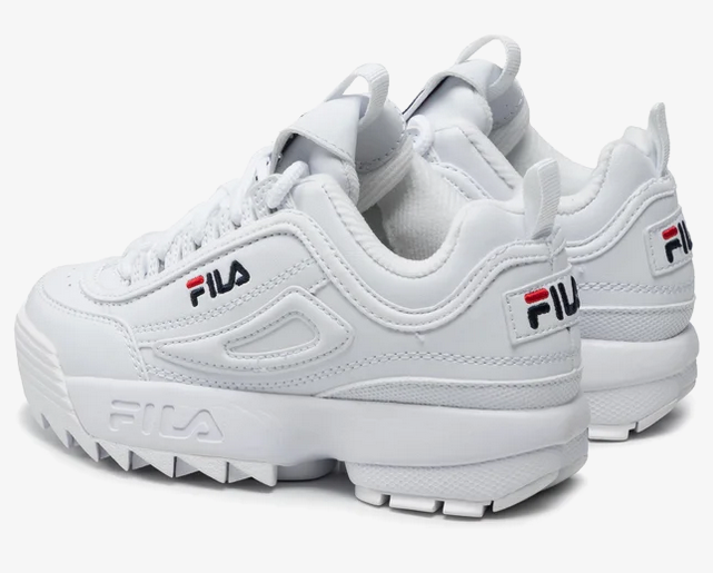 Scarpe Bambino Fila Disruptor - Bianco
