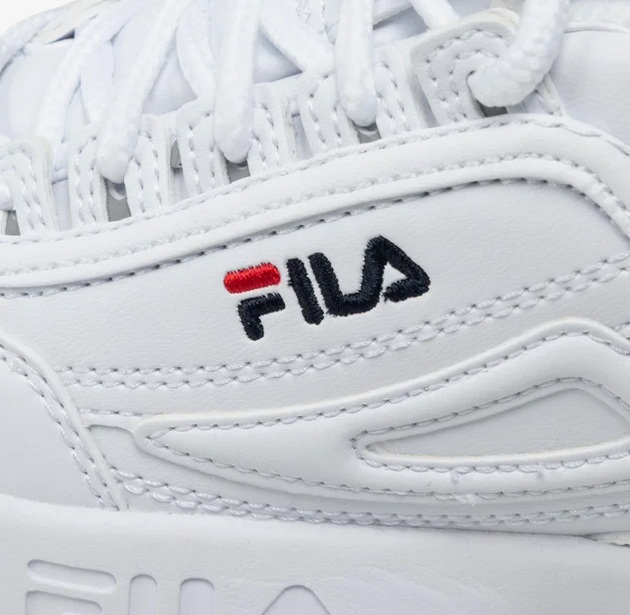 Scarpe Bambino Fila Disruptor - Bianco