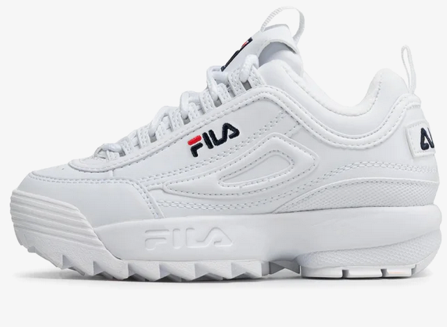 Scarpe Bambino Fila Disruptor - Bianco