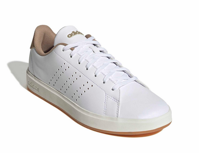 Scarpe Uomo Adidas Advantage 2.0 - Bianco/Marrone