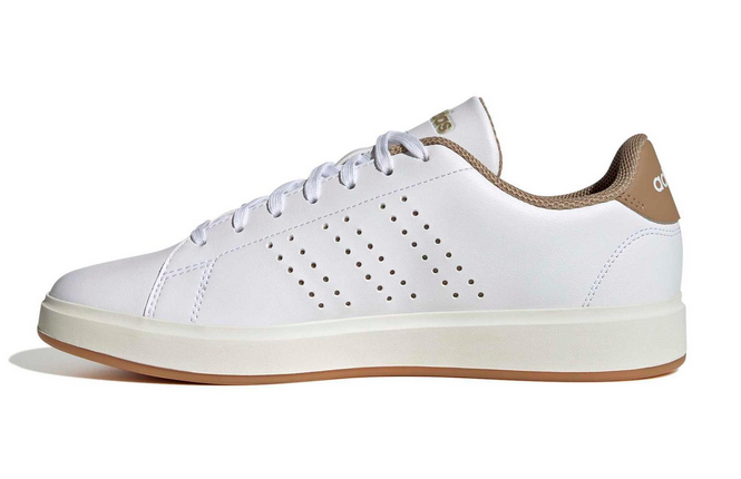 Scarpe Uomo Adidas Advantage 2.0 - Bianco/Marrone